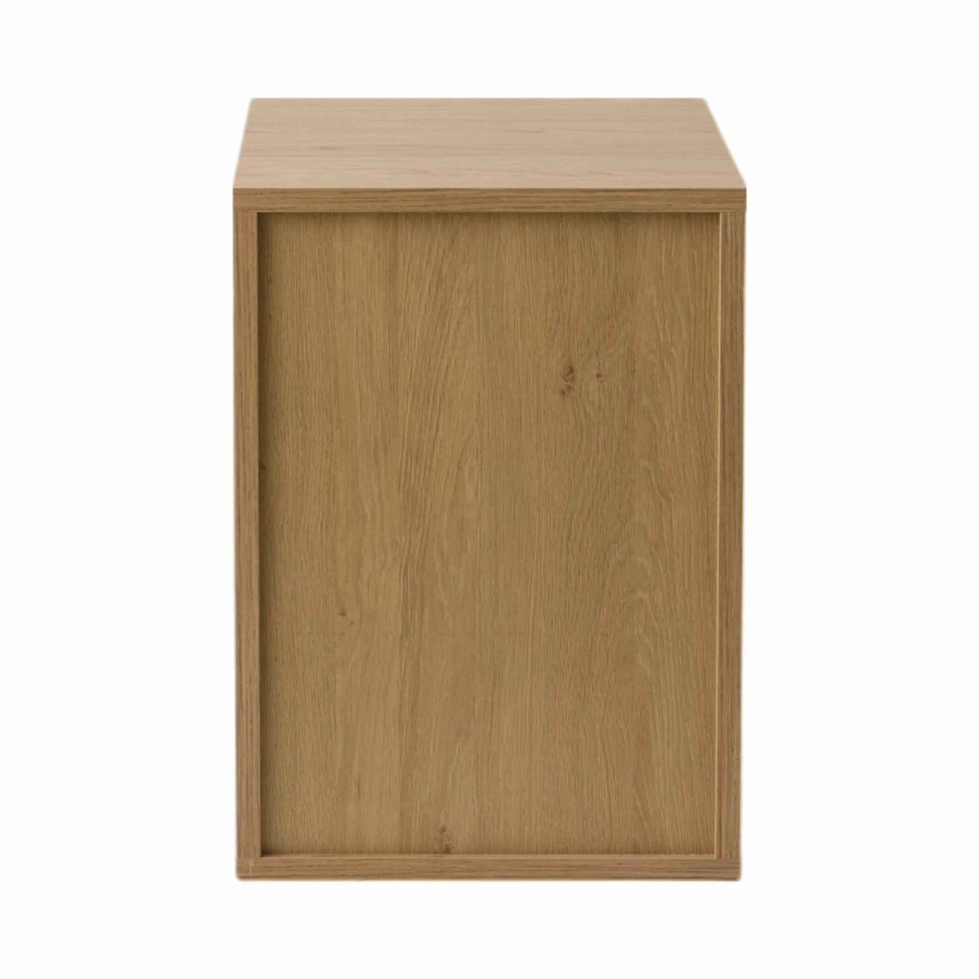 Caisson de bureau décor bois 1 tiroir 1 porte Simon