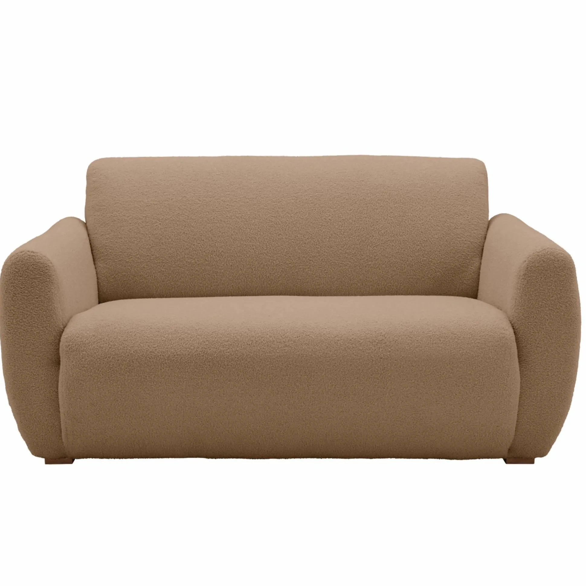 Canapé bouclette Ome - Beige - 2 places