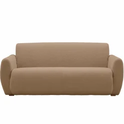 Canapé bouclette Ome - Beige - 3 places