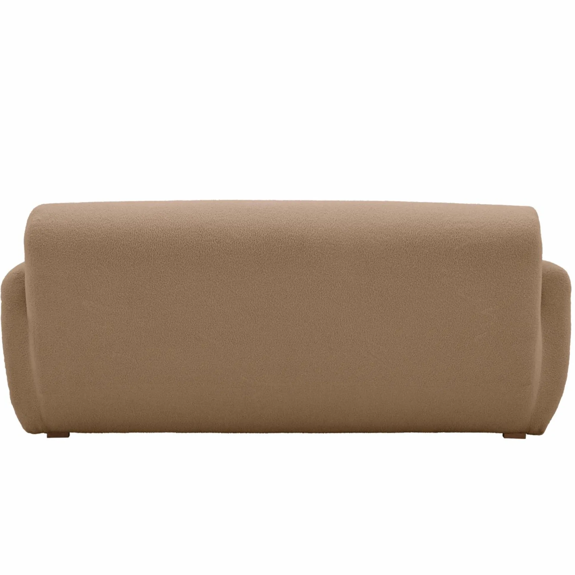 Canapé bouclette Ome - Beige - 3 places