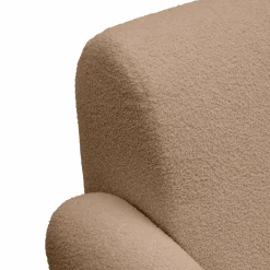 Canapé bouclette Ome - Beige - 3 places