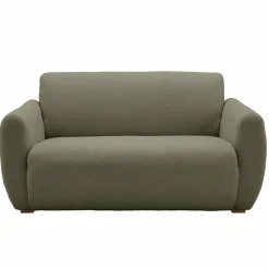 Canapé bouclette Ome - Vert Kaki - 2 places