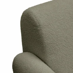 Canapé bouclette Ome - Vert Kaki - 2 places