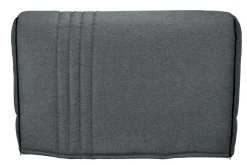 Canapé BZ tissu matelas 15 cm Genay - Gris Foncé