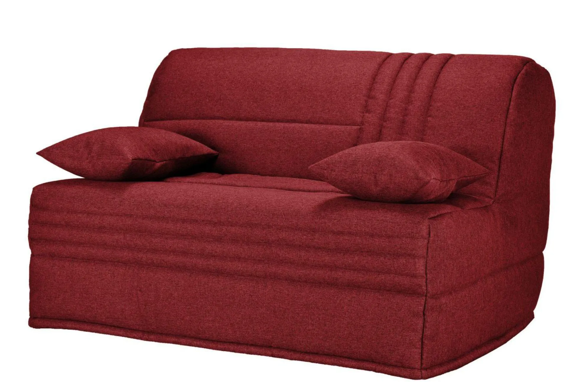 Canapé BZ tissu matelas 15 cm Genay - Griotte