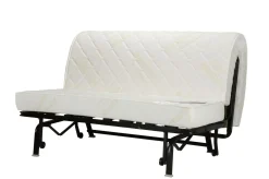 Canapé BZ tissu matelas 15 cm Genay - Griotte