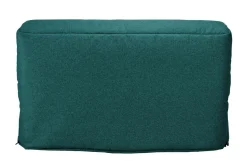 Canapé BZ tissu matelas 15 cm Guidel - Bleu Canard - 160 x 200 cm