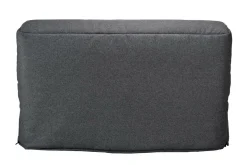Canapé BZ tissu matelas 15 cm Guidel - Gris Foncé - 160 x 200 cm