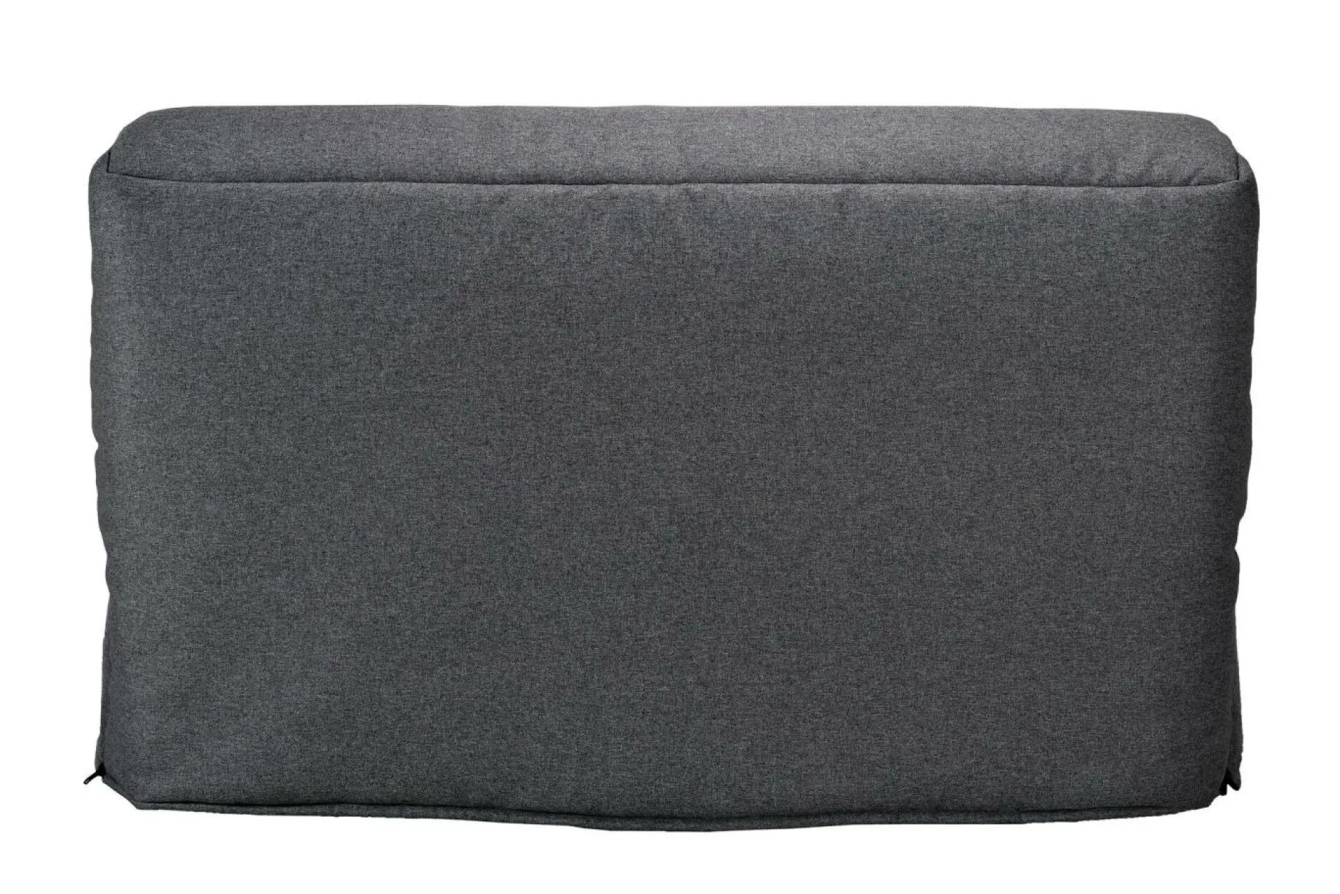 Canapé BZ tissu matelas 15 cm Guidel - Gris Foncé - 160 x 200 cm