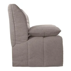 Canapé BZ tissu matelas 12 cm Garance - Taupe