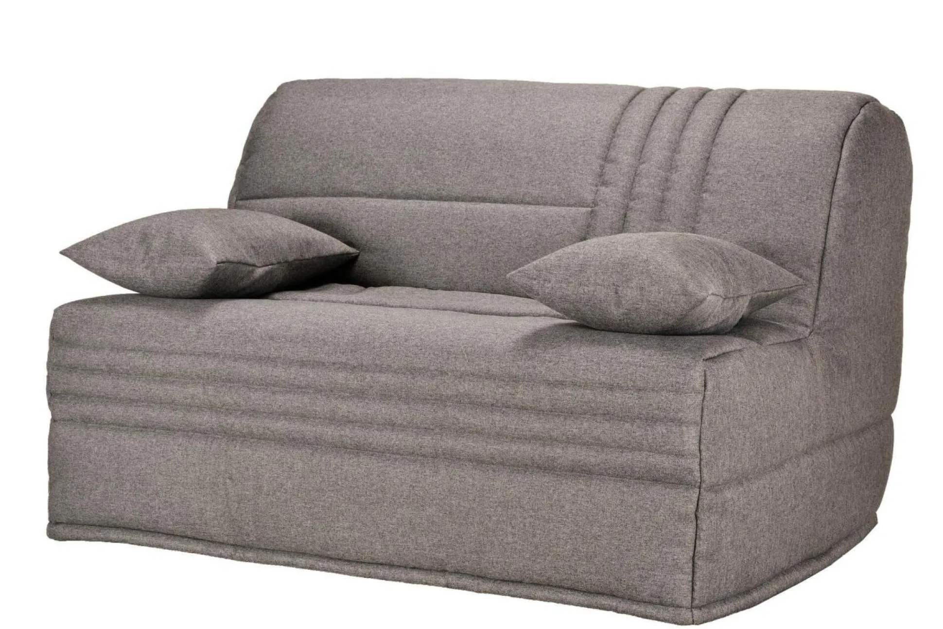 Canapé BZ tissu matelas 15 cm Genay - Taupe