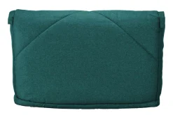 Canapé BZ tissu matelas Bultex 15 cm Gina - Bleu Canard