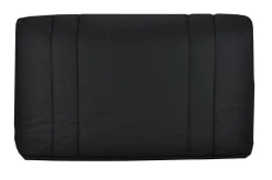 Canapé BZ tissu matelas Bultex 12 cm Gabriel - Noir - 140 x 190 cm