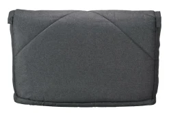 Canapé BZ tissu matelas Bultex 15 cm Gina - Gris Foncé