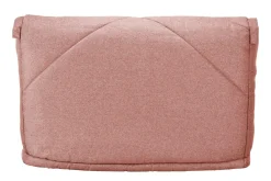 Canapé BZ tissu matelas Bultex 15 cm Gina - Rose
