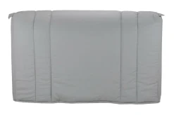 Canapé BZ tissu matelas Bultex 12 cm Gabriel - Gris - 140 x 190 cm