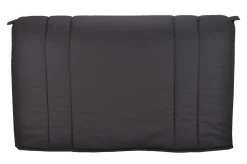 Canapé BZ tissu matelas Bultex 12 cm Gabriel - Anthracite - 140 x 190 cm