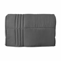 Canapé BZ velours côtelé matelas 15 cm Gaélia - Anthracite