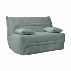 Canapé BZ velours côtelé matelas 12 cm Gaston - Menthe Glaciale