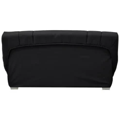 Canapé clic-clac Gabriel, matelas Bultex 14 cm - Noir