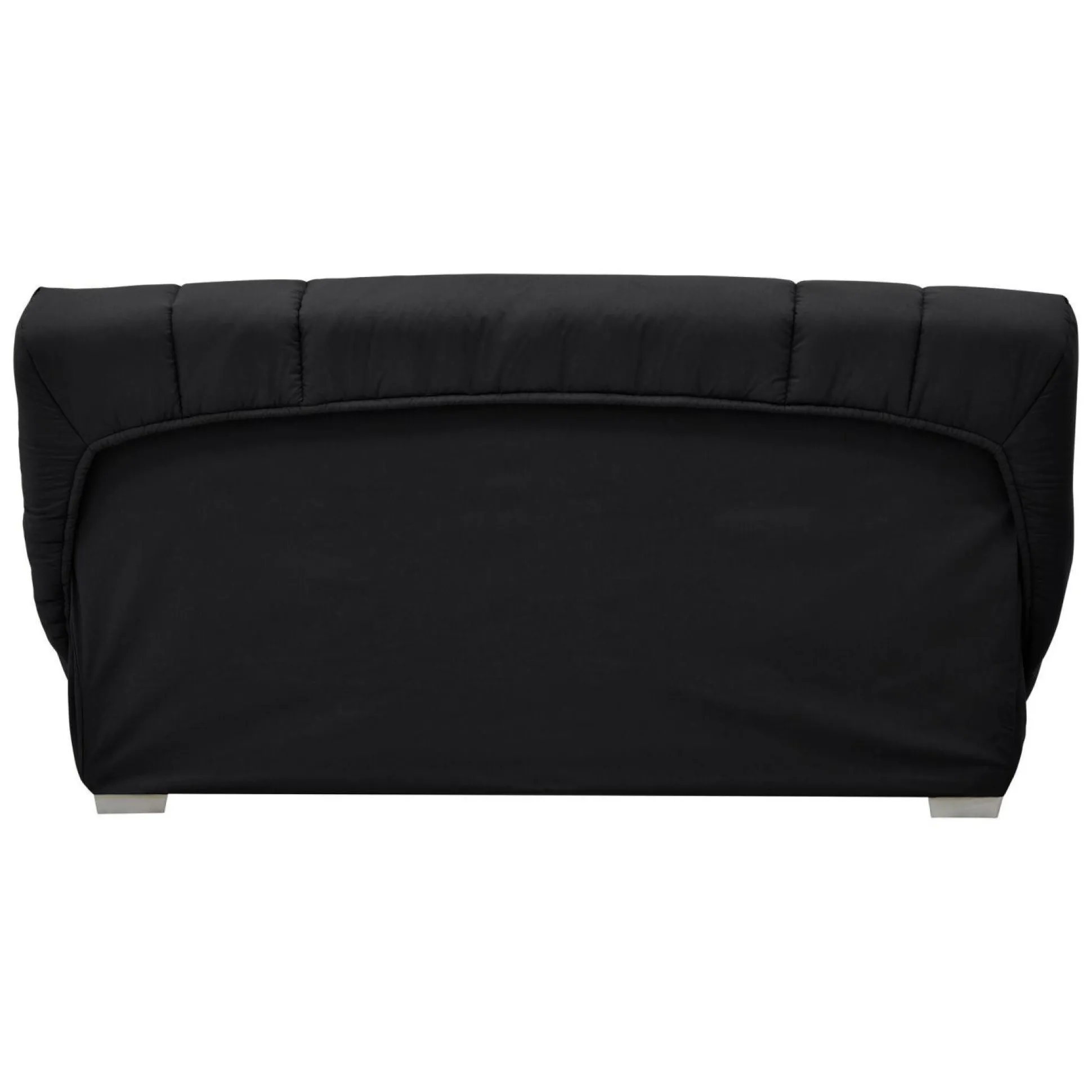 Canapé clic-clac Gabriel, matelas Bultex 14 cm - Noir