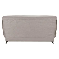Canapé clic-clac tissu matelas Bultex 14 cm Gipsy - Taupe
