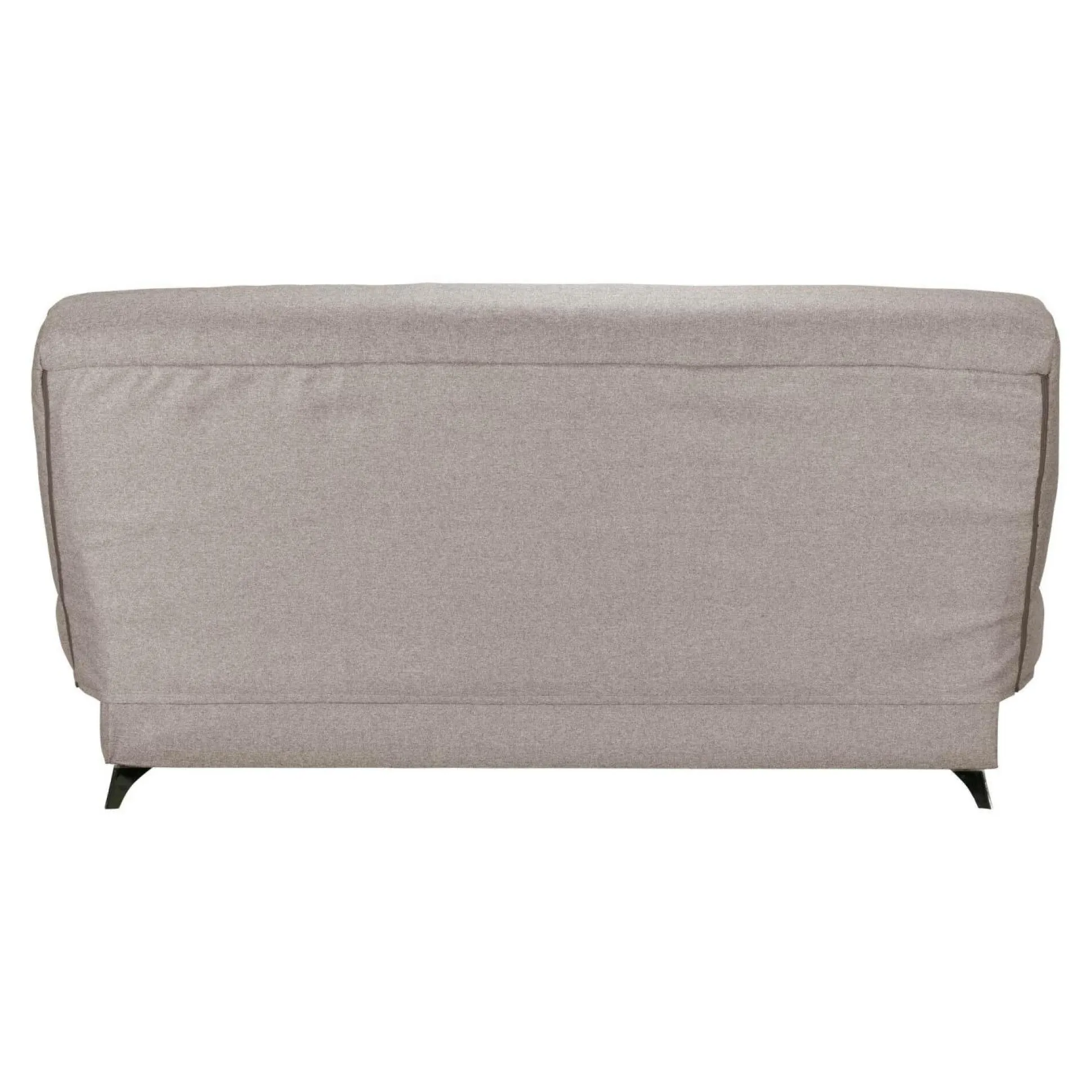 Canapé clic-clac tissu matelas Bultex 14 cm Gipsy - Taupe