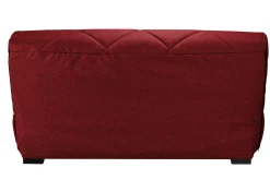 Canapé clic-clac tissu matelas Bultex 15 cm Gina - Griotte