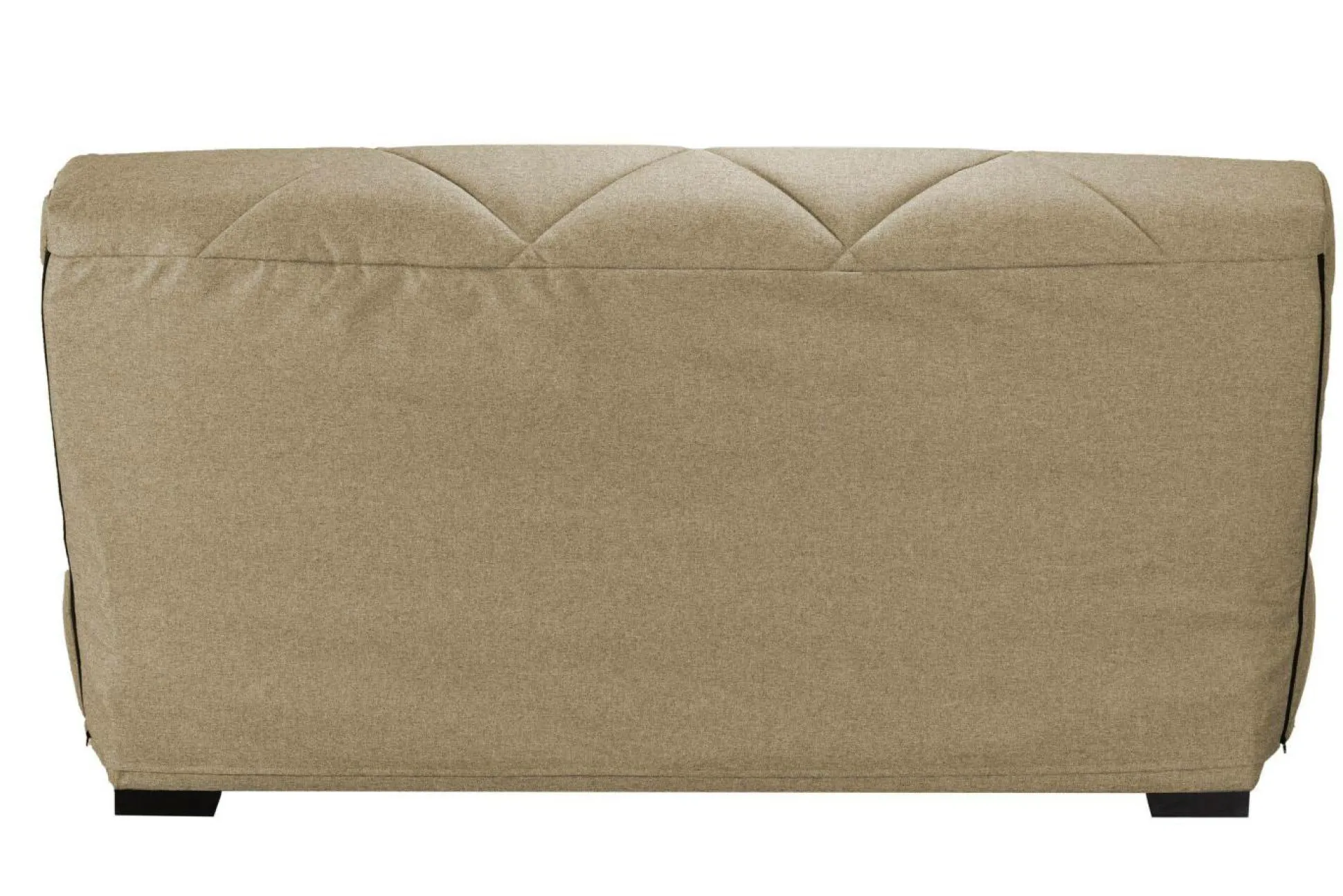 Canapé clic-clac tissu matelas Bultex 15 cm Gina - Sable