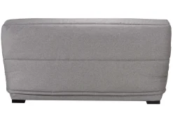 Canapé clic-clac tissu matelas 17 cm Guidel - Gris Clair