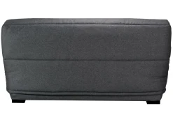Canapé clic-clac tissu matelas 17 cm Guidel - Gris Foncé