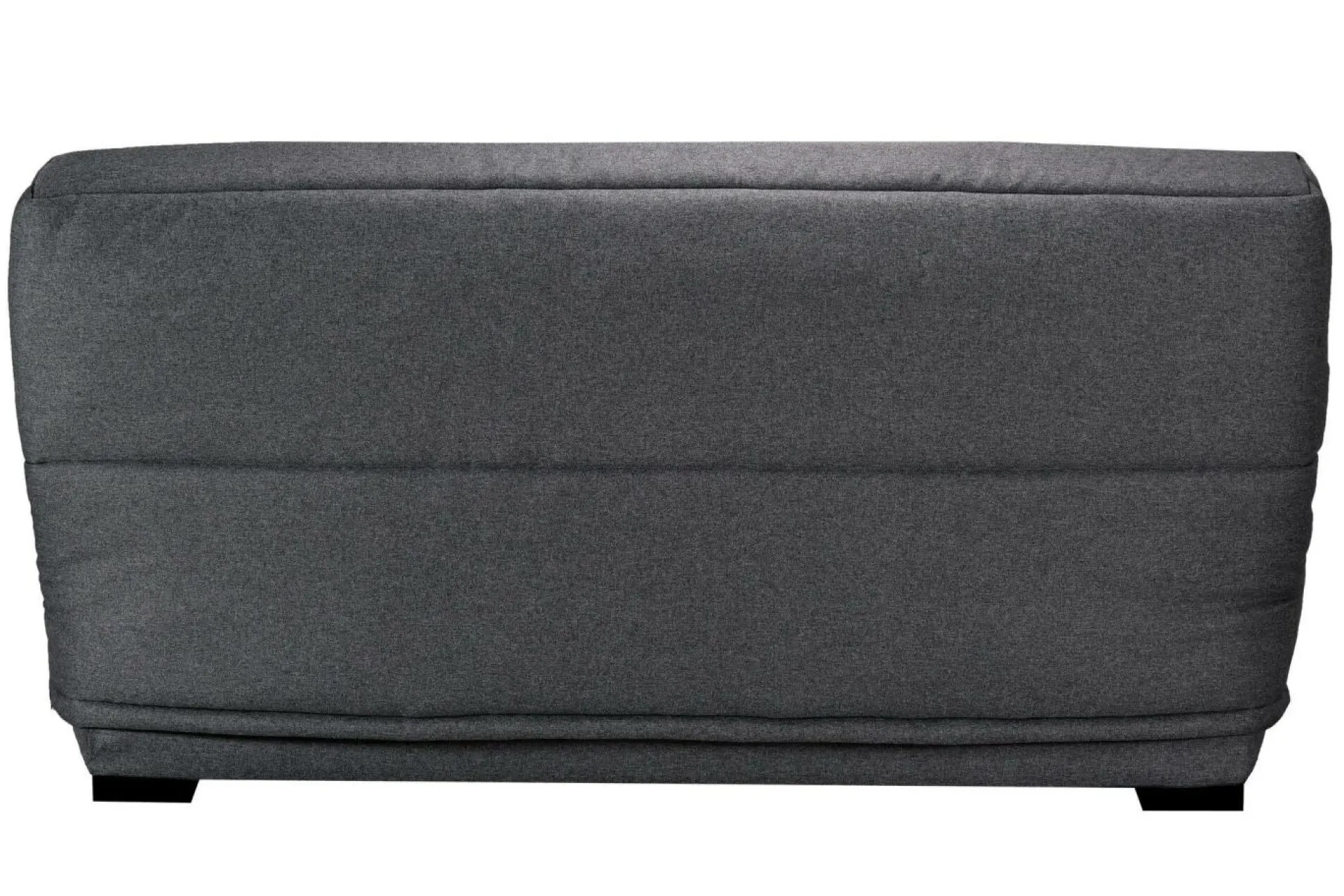 Canapé clic-clac tissu matelas 17 cm Guidel - Gris Foncé