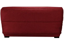 Canapé clic-clac tissu matelas 17 cm Guidel - Griotte