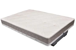 Canapé clic-clac tissu matelas 17 cm Guidel - Griotte