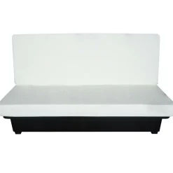 Canapé clic-clac velours matelas 15 cm Oriane - Vert Emeraude - Matelas mousse HR