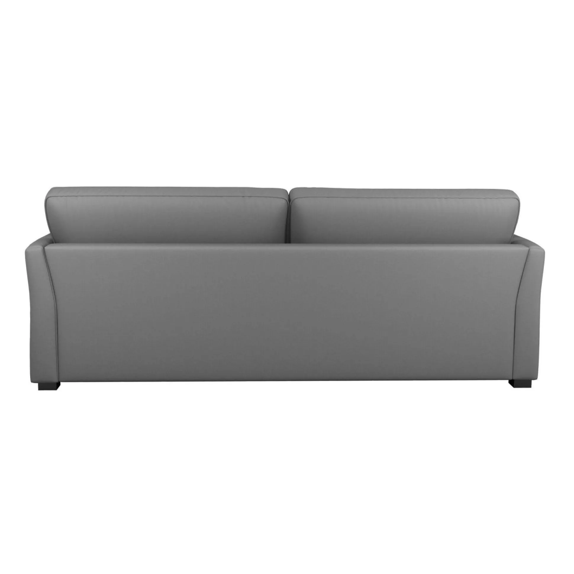 Canapé convertible tissu coton déhoussable Marbella - Gris - 4 places