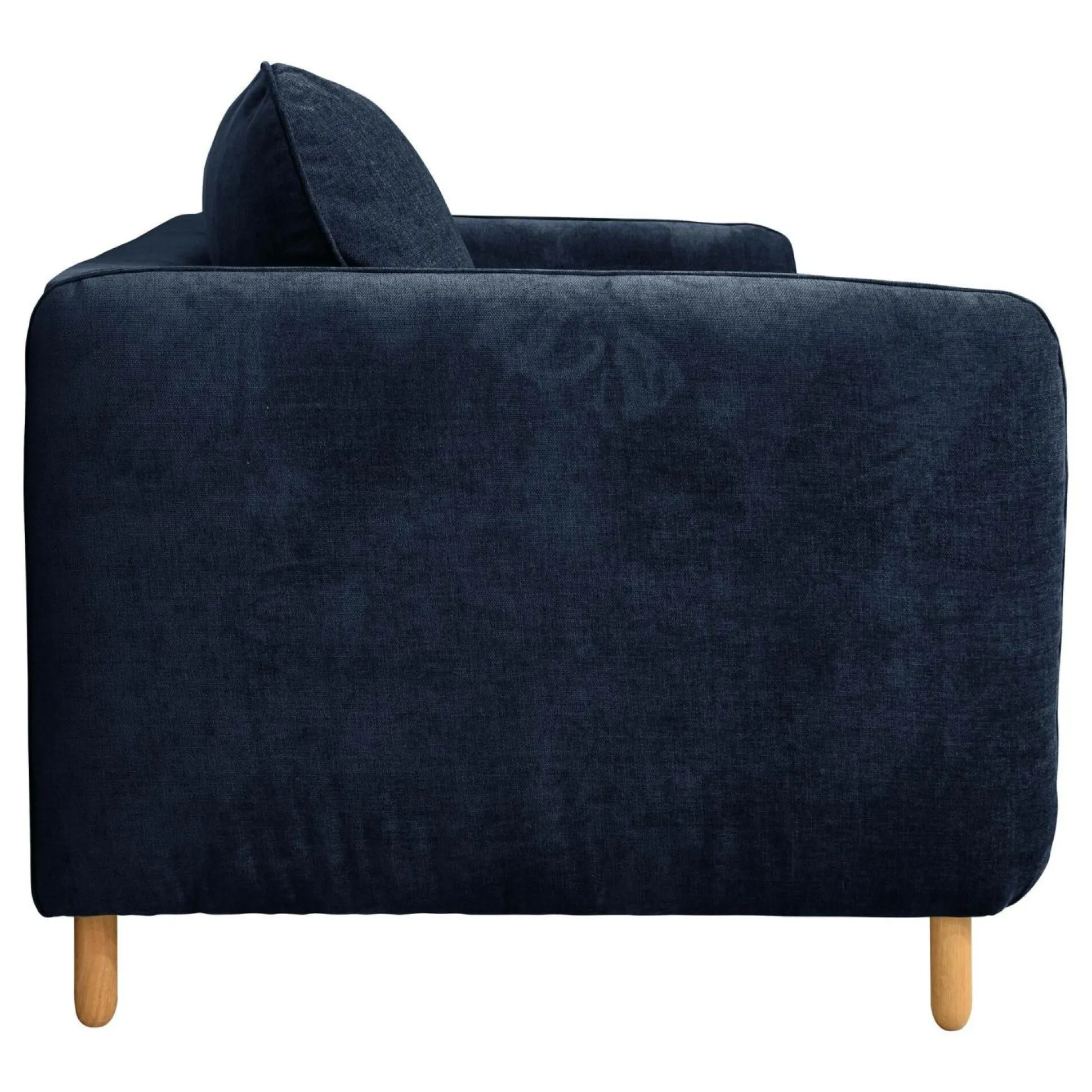 Canapé convertible tissu chenillé Portimo - Marine