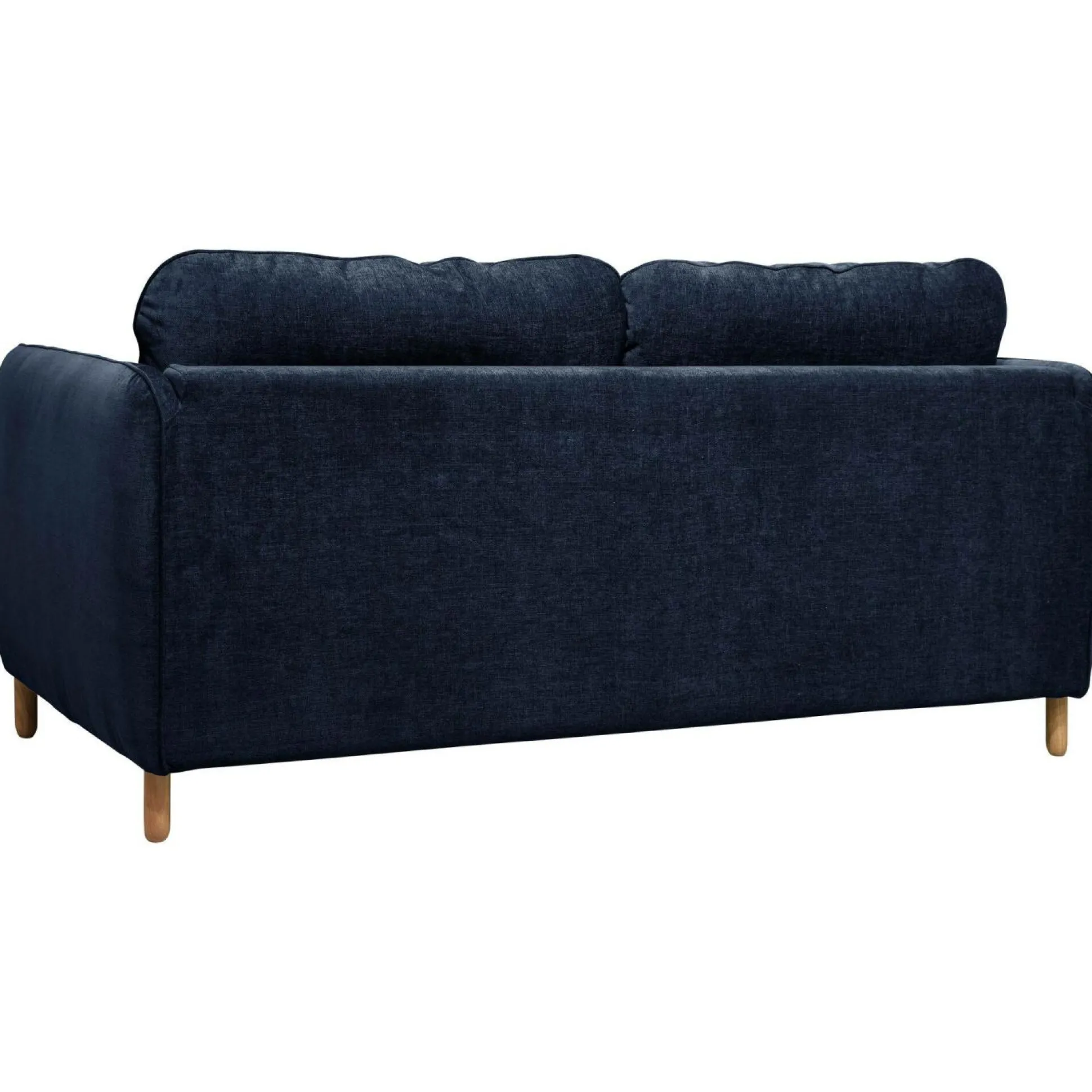 Canapé convertible tissu chenillé Portimo - Marine