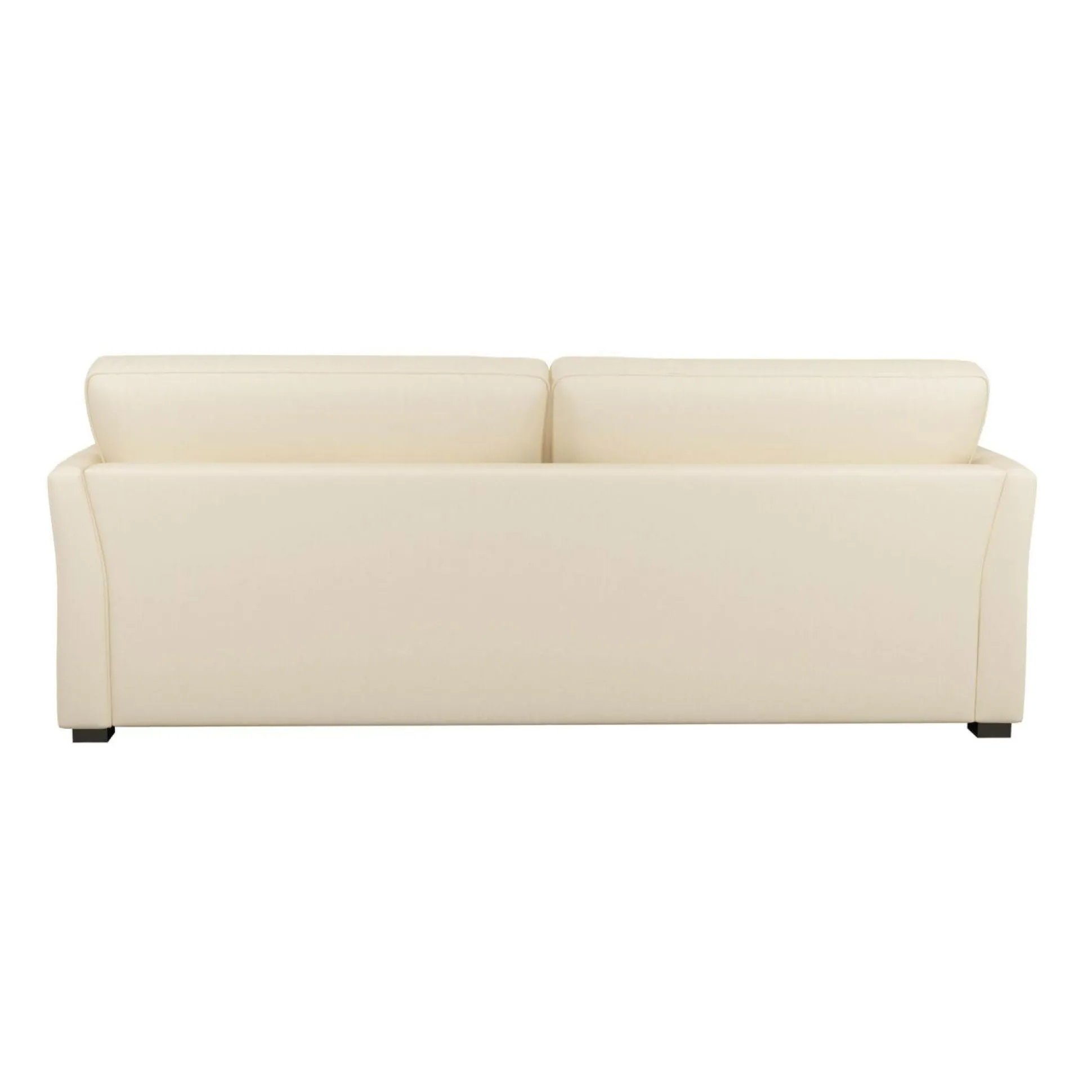 Canapé convertible tissu coton déhoussable Marbella - Beige - 4 places