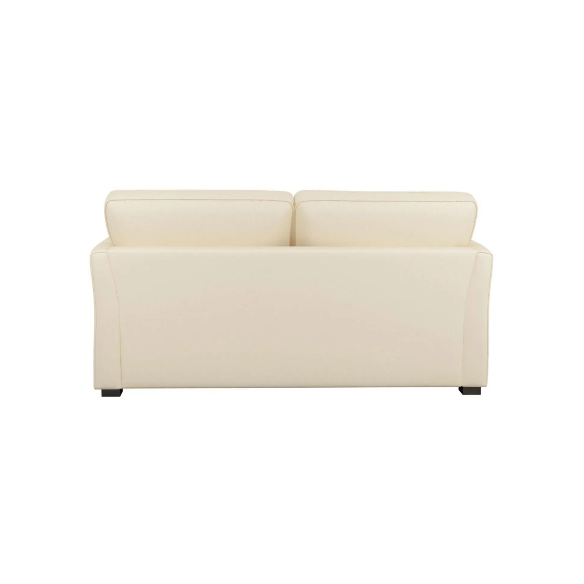 Canapé convertible tissu coton déhoussable Marbella - Beige - 2 places