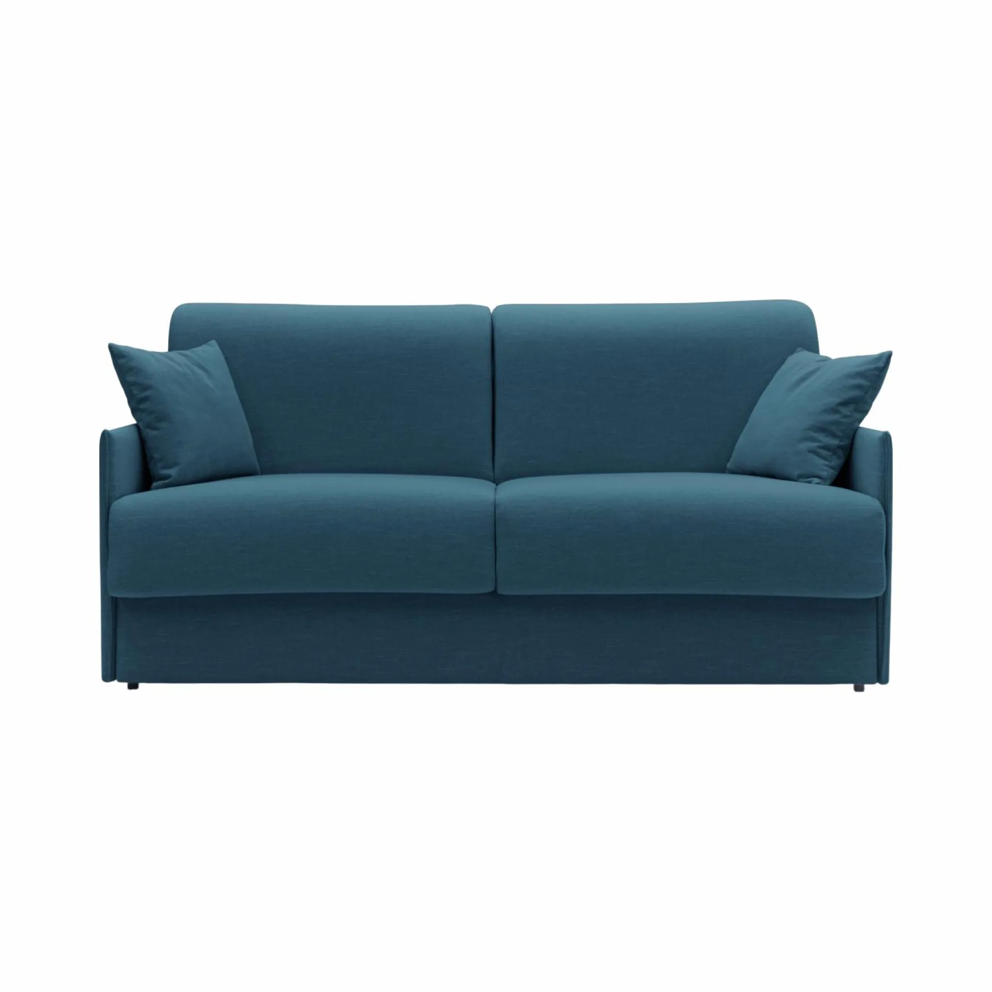 Canapé convertible tissu déhoussable Arthur - Bleu - Grand 3 places