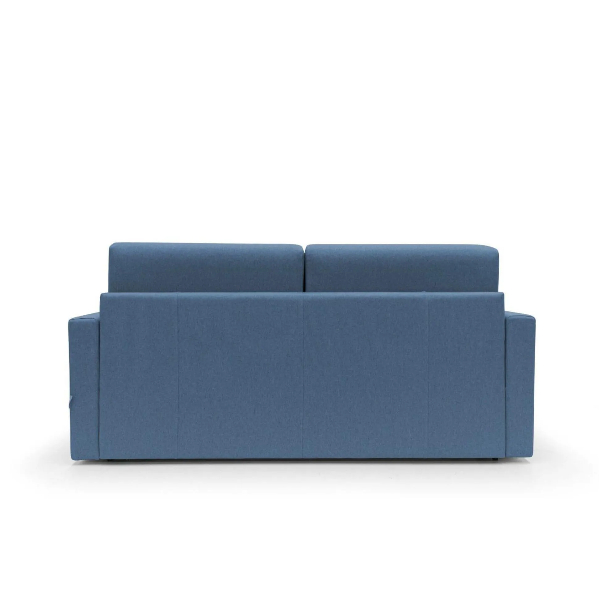 Canapé convertible tissu déhoussable Aubin - Bleu - 3 places
