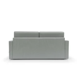 Canapé convertible tissu déhoussable Aubin - Gris - 3 places