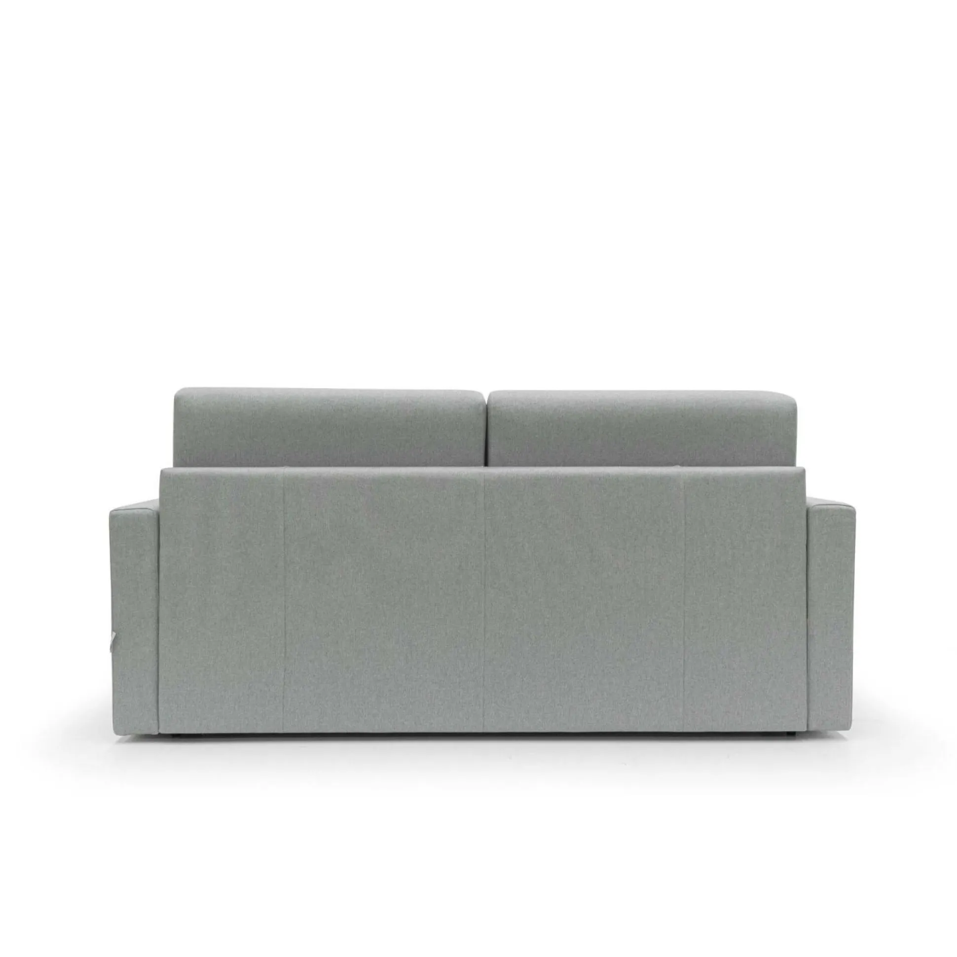 Canapé convertible tissu déhoussable Aubin - Gris - 3 places