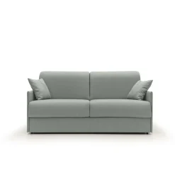 Canapé convertible tissu déhoussable Arthur - Gris - 3 places