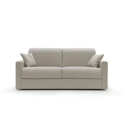 Canapé convertible tissu déhoussable Aubin - Lin - Grand 3 places