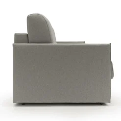 Canapé convertible tissu déhoussable Arthur - Taupe - 3 places