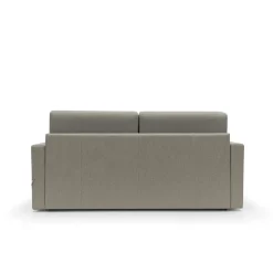 Canapé convertible tissu déhoussable Aubin - Taupe - 3 places