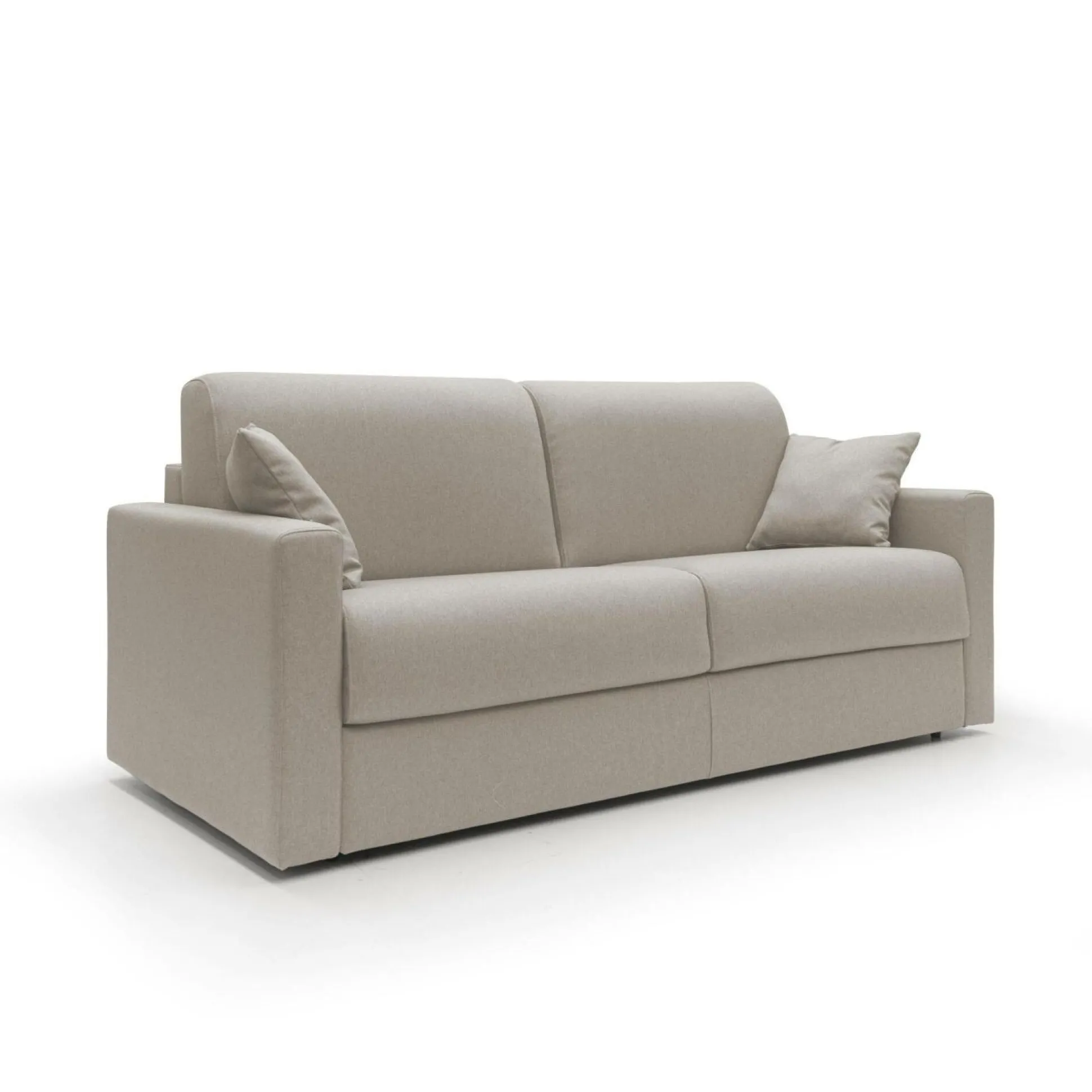 Canapé convertible tissu déhoussable Aubin - Lin - 3 places