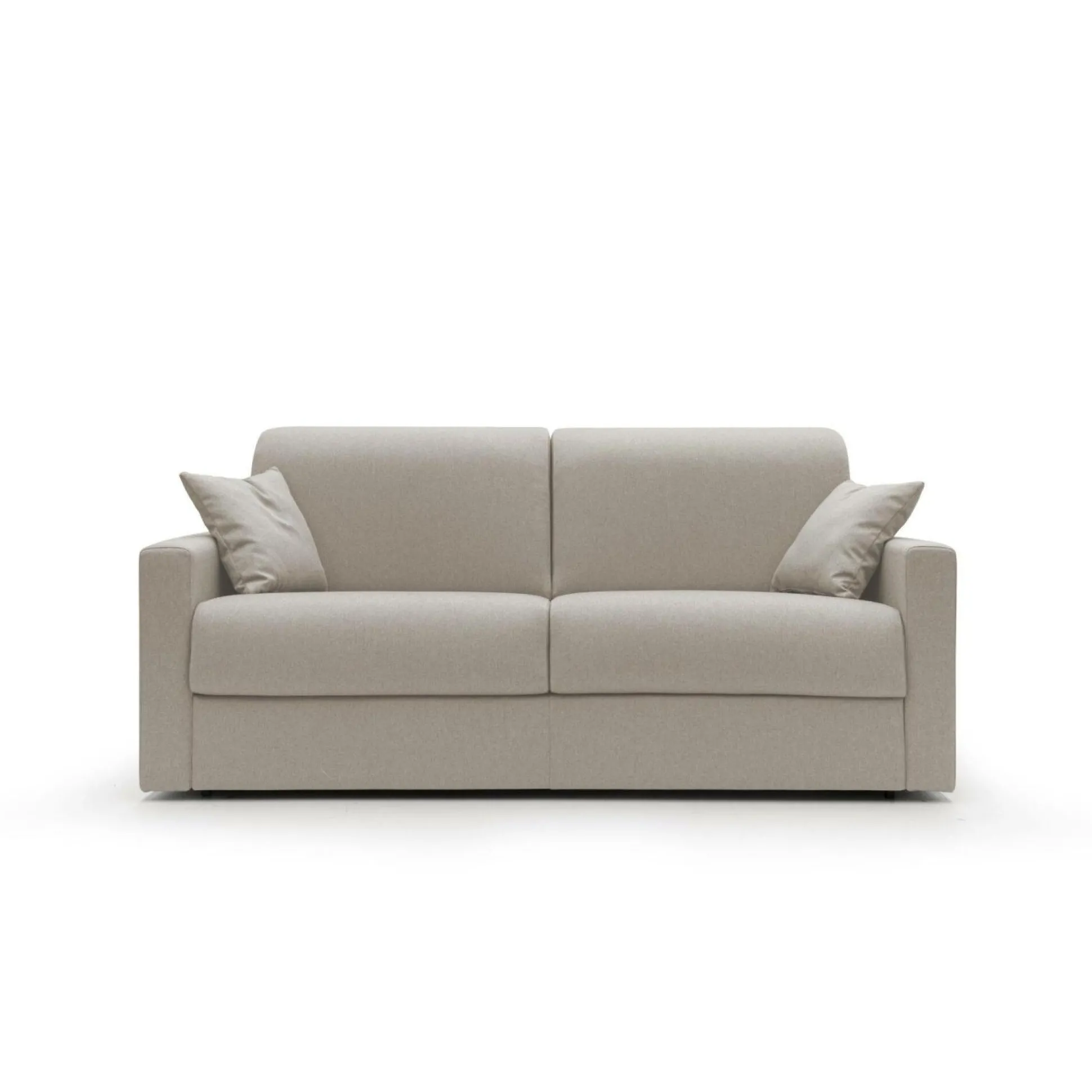 Canapé convertible tissu déhoussable Aubin - Lin - Grand 2 places